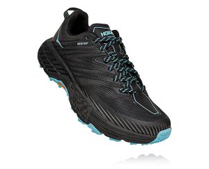 Hoka One One Speedgoat 4 GORE-TEX Womens Hiking Shoes Anthracite/Dark Gull Grey | AU-7589124